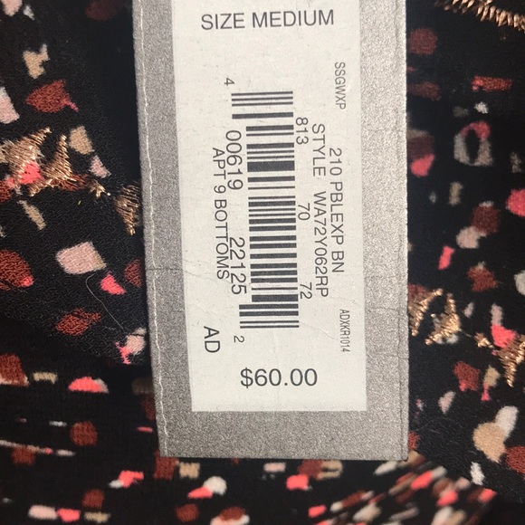 One-shoulder Ruffle Confetti Pattern Dress - Picture 5 of 5